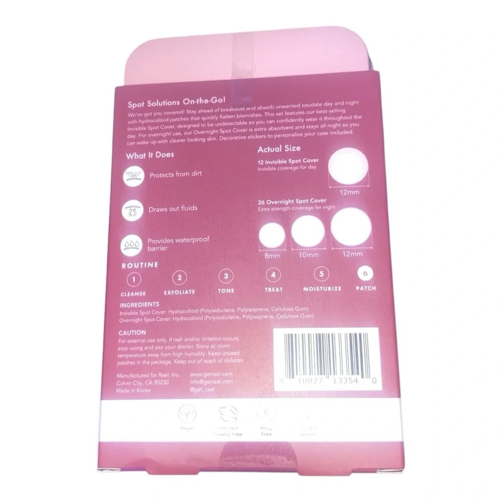 Rare Beauty Miracle Patch Glow + Go Kit - Pink